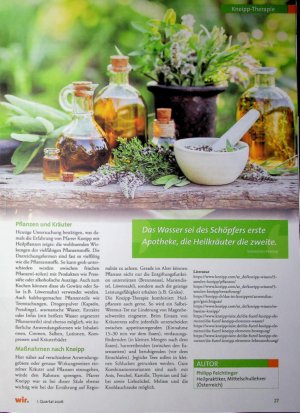 Vorschauseite 6: Mit den fünf Säulen der Kneipp-Therapie gesund altern-Mehr als nur Wassertreten