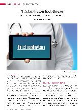 Vorschauseite 1: Trichophyton indotineae Ein multiresistenter Hautpilz breitet sich weltweit aus.