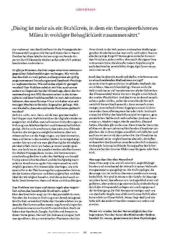 Vorschauseite 5: Den Wahrheitsstreit in einer neuen Schärfe führen.