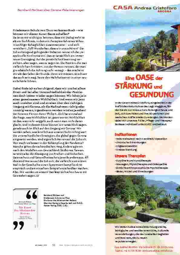 Vorschauseite 6: Den Wahrheitsstreit in einer neuen Schärfe führen.