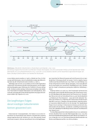 Vorschauseite 2: Werden Geburten wegen der Krisen aufgeschoben?