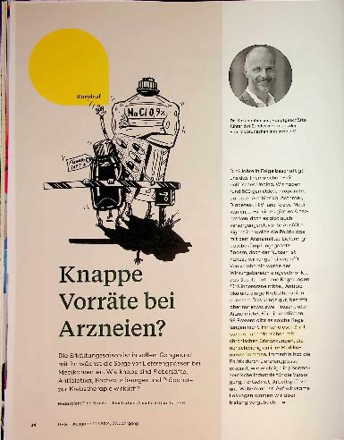 Vorschauseite 1: Knappes Vorräte bei Arzneien?
