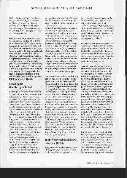 Vorschauseite 4: Gesund GROSS werden in der GROSSstadt.