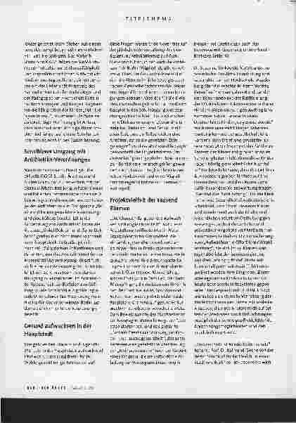 Vorschauseite 5: Gesund GROSS werden in der GROSSstadt.