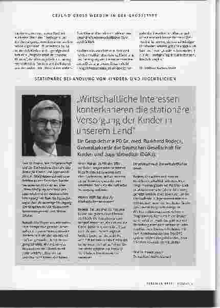 Vorschauseite 6: Gesund GROSS werden in der GROSSstadt.