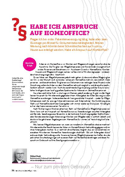 Vorschauseite 1: Habe ich Anspruch auf Homeoffice?