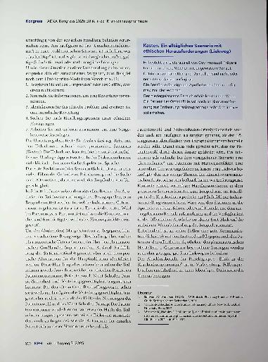 Vorschauseite 2: Ethik in der Krankenhauspharmazie Seminar beim 50. Wissenschaftlichen ADKA-Kongress