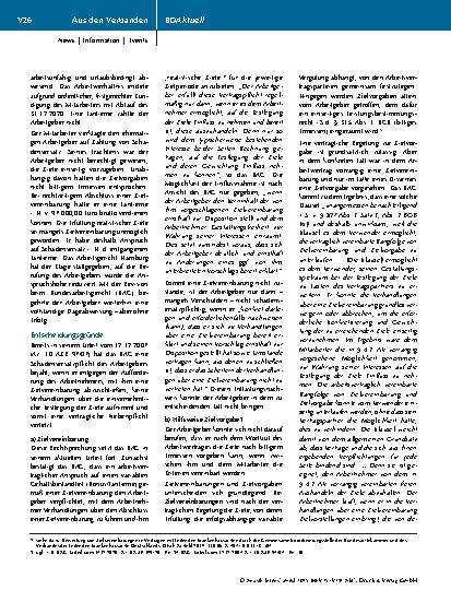 Vorschauseite 2: Schadensersatzanspruch bei unterbliebener Zielvereinbarung