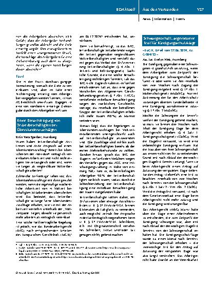 Vorschauseite 3: Schadensersatzanspruch bei unterbliebener Zielvereinbarung