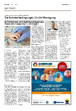 Vorschauseite 1: Die Rahmenbedingungen für die Versorgung