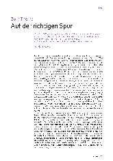 Vorschauseite 1: Auf der richtigen Spur