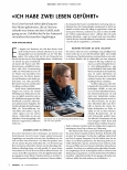 Vorschauseite 1: " Ich habe zwei Leben geführt "