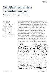 Vorschauseite 1: Der Pflegenotstand und andere Herausforderungen. Worüber wir in der Pflege reden müssen!