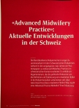 Vorschauseite 1: "Advanced Midwifery Practice": Aktuelle Entwicklungen in der Schweiz