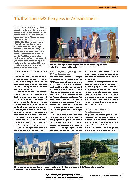 Vorschauseite 1: 15. ICW-Süd/HWK-Kongress in Veitshöchheim
