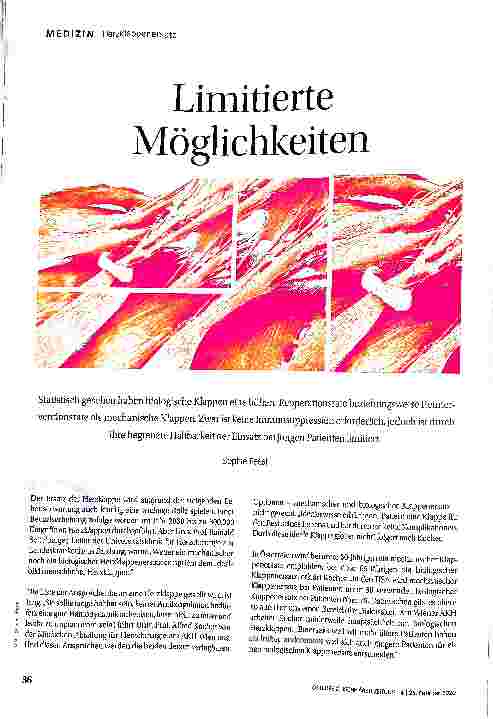 Vorschauseite 1: Corrected: Limitierte Möglichkeiten
