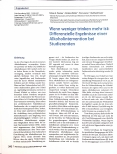 Vorschauseite 1: Wenn weniger trinken mehr ist: Differenzielle Ergebnisse einer Alkoholintervention bei Studierenden