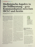 Vorschauseite 1: Medizinische Aspekte in der Stillberatung - gute Kommunikation zwischen IBCLC und Ärztin
