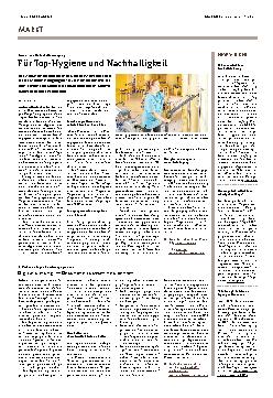 Vorschauseite 1: Für Top-Hygiene und Nachhaltigkeit