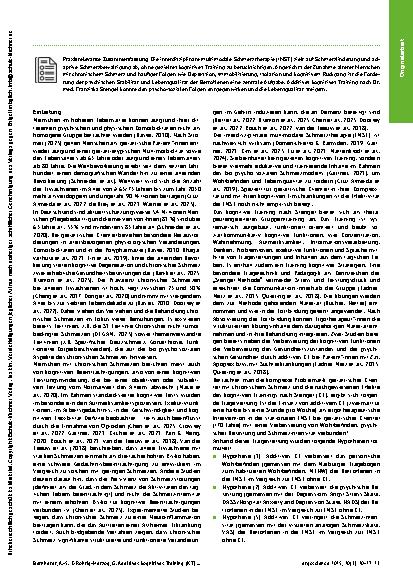 Vorschauseite 2: Additives kognitives Training (KT) nach Dr. med Franziska Stengel. Wirksamkeit bei geriatrischer Klientel mit chronischem Schmerz in stationärer Behandlung