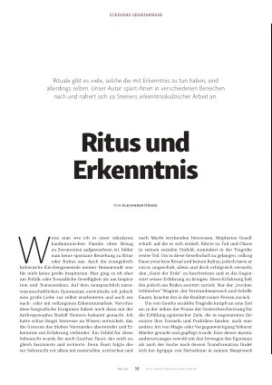 Vorschauseite 1: Ritus und Erkenntnis
