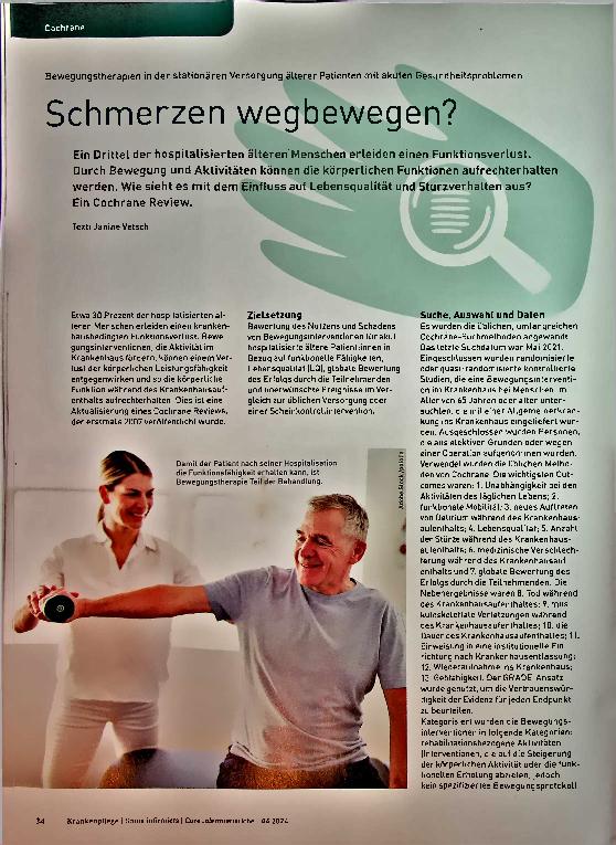 Vorschauseite 1: Schmerzen lindern?