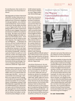 Vorschauseite 2: Der Weg zum Gemeinschaftskrankenhaus Havelhöhe Buchvorstellung