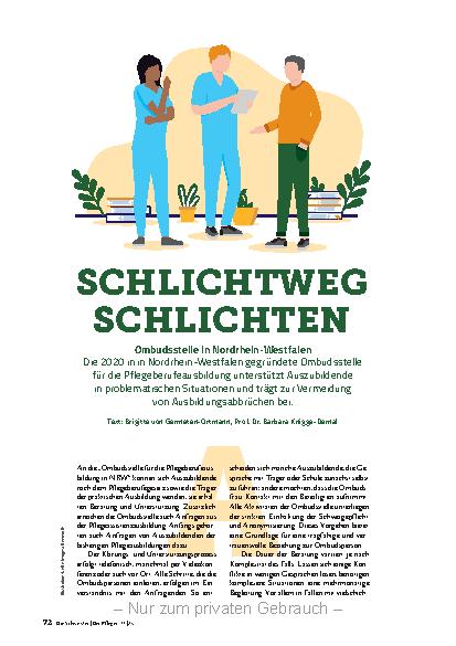 Vorschauseite 1: Schlichtweg schlichten.