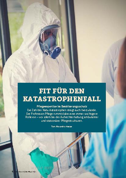 Vorschauseite 1: Fit für den Katastrophenfall