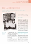 Vorschauseite 1: Eine lange Beziehung: 120 Jahre Diakonieschwestern/-brüder am Bürgerhospital Frankfurt am Main