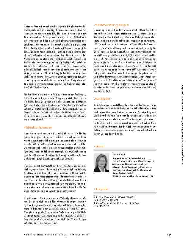 Vorschauseite 3: Kommunikation auf Distanz: Online-Meetings, Video-Chats und Telefonkonferenzen