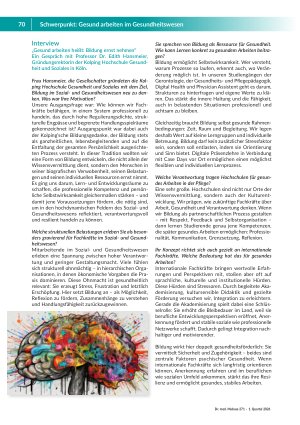 Vorschauseite 2: Bildung als Gesundheitsfaktor