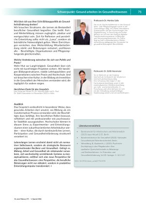 Vorschauseite 3: Bildung als Gesundheitsfaktor