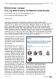 Vorschauseite 1: Bibliotheken müssen ihre organisatorische Verfassung überdenken.