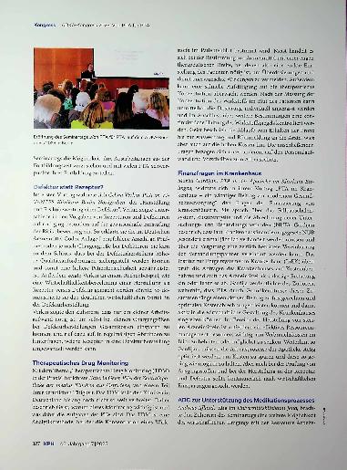 Vorschauseite 2: Kongress Berlin: Krankenhaus-PTA im Zentrum Von PTA für PTA: Fortbildung zum 50. ADKA-Kongress in Berlin