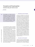 Vorschauseite 1: Perzeption und Propriozeption - How does the body "feel" with the 6. Sense?