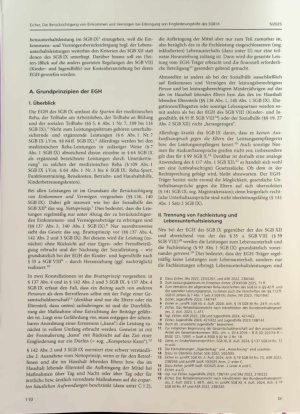 Vorschauseite 2: Die Berücksichtigung von Einkommen und Ver mögen bei Erbringung von Eingliederungs hilfe des SGB IX