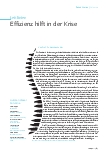Vorschauseite 2: Effizienz hilft in der Krise.