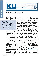 Vorschauseite 1: Corrected: D wie Depression