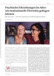 Vorschauseite 1: Psychische Erkrankungen im Alter: wie institutionelle Übertritte gelingen können