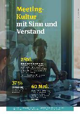Vorschauseite 1: Meeting Kultur mit Sinn und Verstand