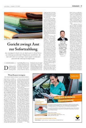 Vorschauseite 1: Gericht zwingt Amt zur Sofortzahlung