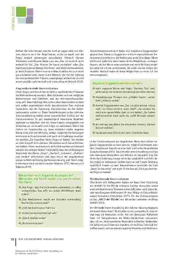 Vorschauseite 5: Angst bei Schwerkranken: Auswirkungen, Anzeichen und hilfreiche Strategien