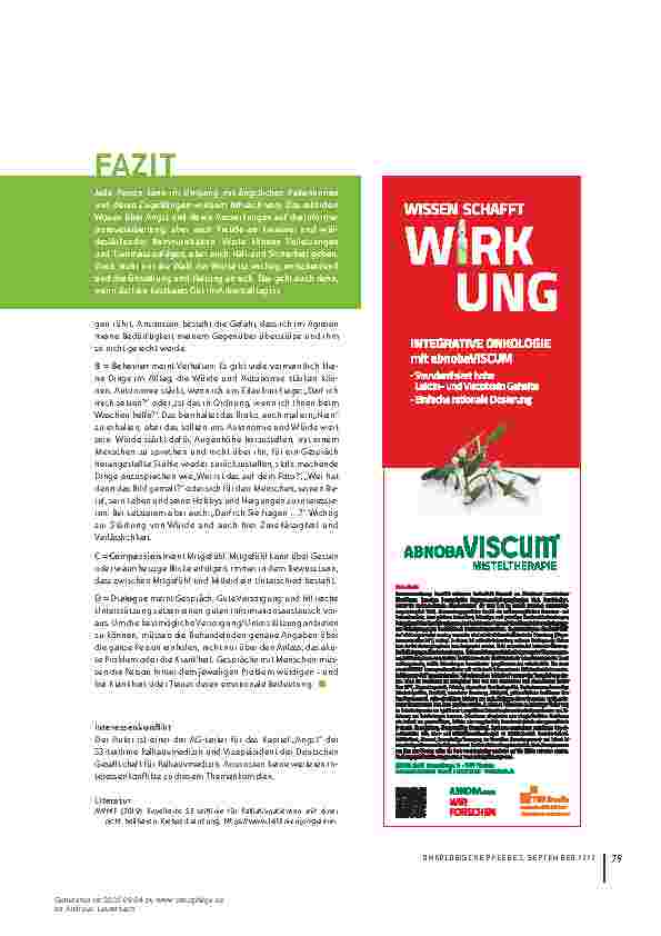 Vorschauseite 6: Angst bei Schwerkranken: Auswirkungen, Anzeichen und hilfreiche Strategien
