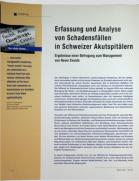 Vorschauseite 1: Erfassung und Analyse von Schadensfällen in Schweizer Akutspitälern