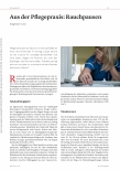 Vorschauseite 1: Aus der Pflegepraxis: Rauchpausen