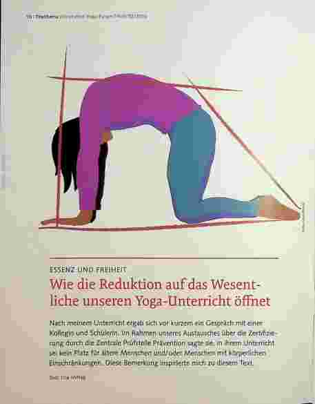 Vorschauseite 1: ESSENZ UND FREIHEIT Wie die Reduktion auf das Wesentliche unseren Yoga-Unterricht öffnet