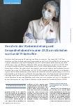 Vorschauseite 1: Berufe in der Kindererziehung und Gesundheitsberufe waren 2020 am stärksten von Covid-19 betroffen.