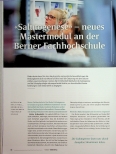 Vorschauseite 1: "Salutogenese" - neues Mastermodul an der Berner Fachhochschule