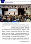 Vorschauseite 1: 10 Jahre Pflege professionell